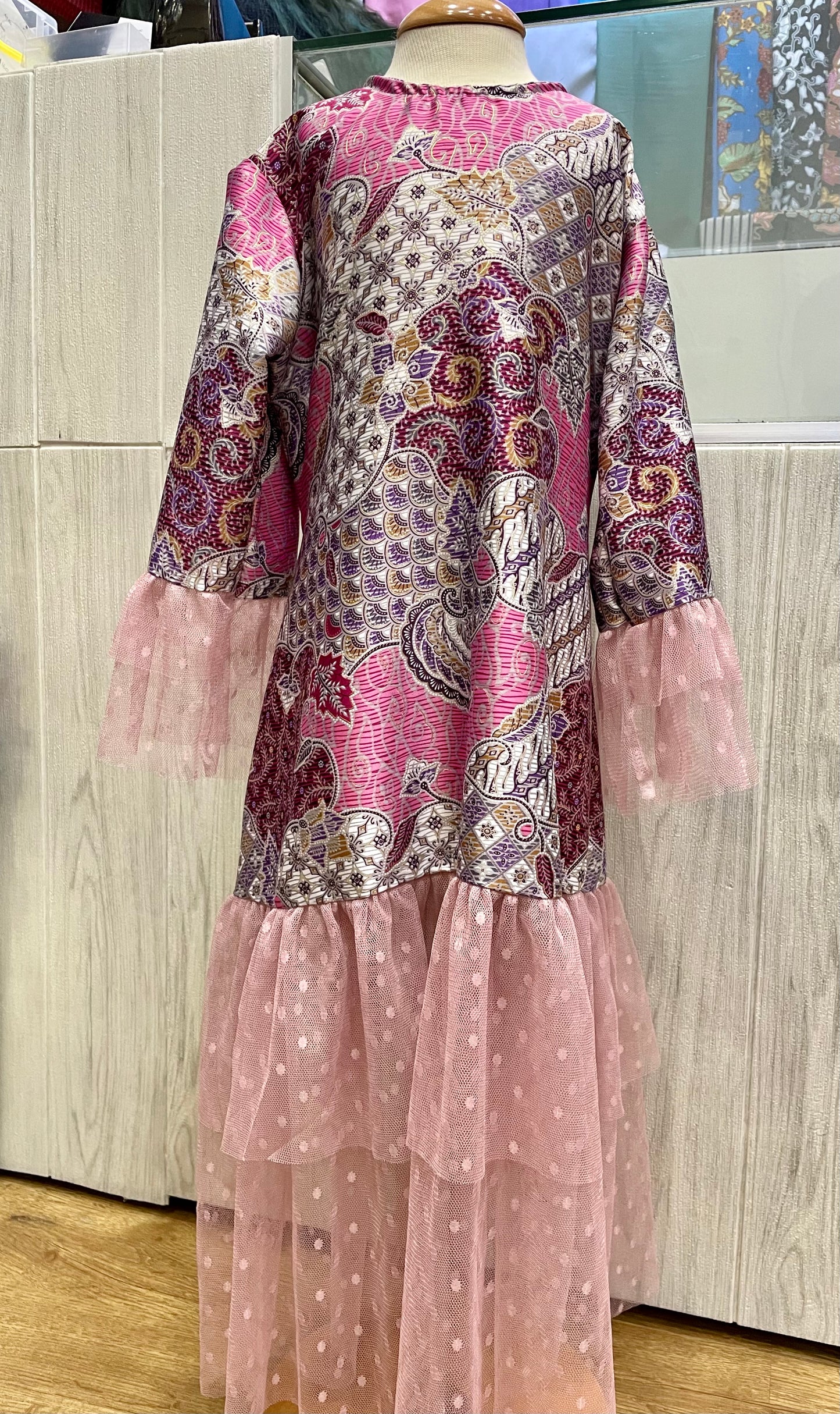 Batik Tutu Dress Kids