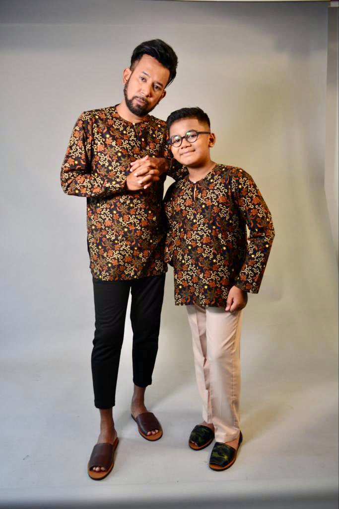 Kids Kurta Batik Pants Set[Boys]